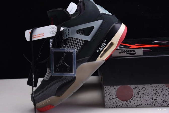 Rep TBK 4 x White Jordan Air Off CV9388-001 Bred Retro 0728